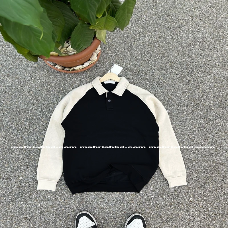 Button sweatshirt